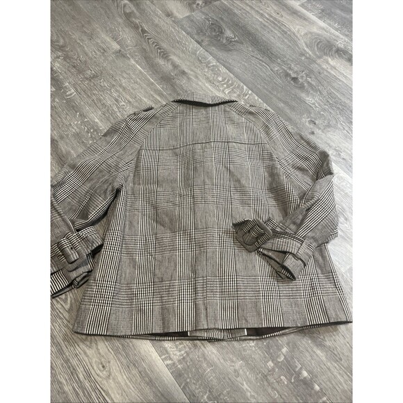 BANANA REPUBLIC Women's Vintage Jacket Plaid Button Closure Pockets Size Medium - Picture 5 of 11
